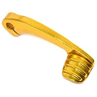 UVE MOTO - Pedal Palanca de Arranque Aluminio Color Oro para Peugeot Buxy- Elyseo- Elystar- Looxor- Speedake- Speedfight…
